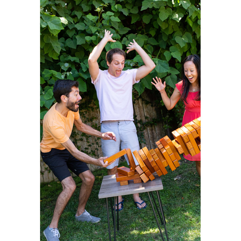 YardGamesUS Tumbling Timbers Giant Stacking Game Pieces & Reviews Wayfair